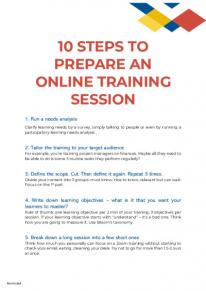 10 steps to prepare an online training session.pdf