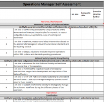 picture of the self-assessment form