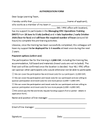 Authorization Form - MOT - Thumbnail 