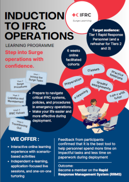 Induction to IFRC Operations Flyer